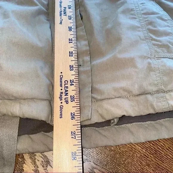 Old Navy Hooded Cargo Coat Size M Warm Zipper & Buttons & Lined 🧥❤️ - Picture 10 of 15